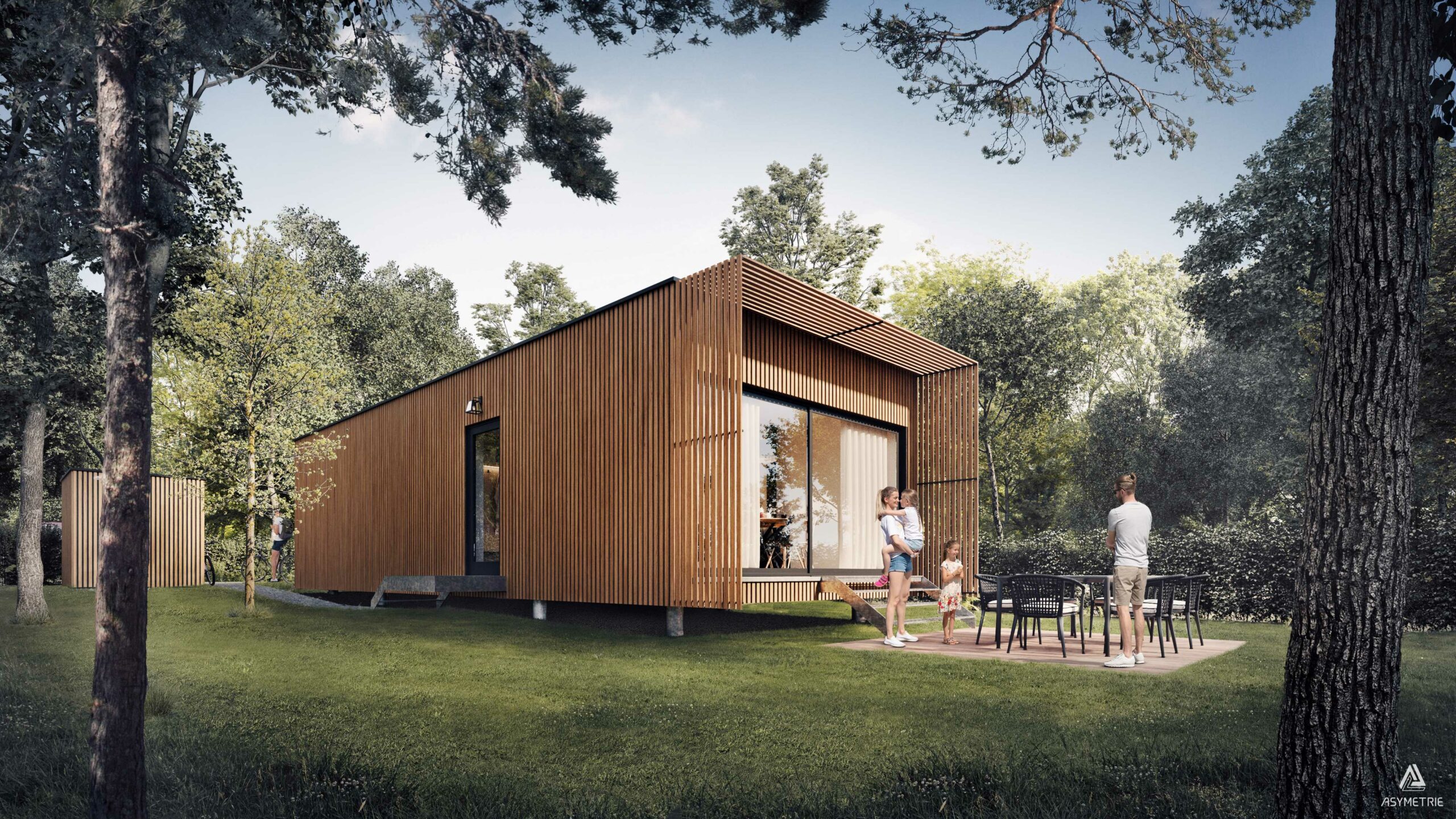 Lodges Green River Hotton - SIA.architects bureau d'architecture projets atypiques